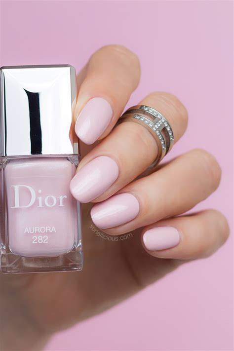 sparly light pink dior nail polish|dior vernis pink nails.